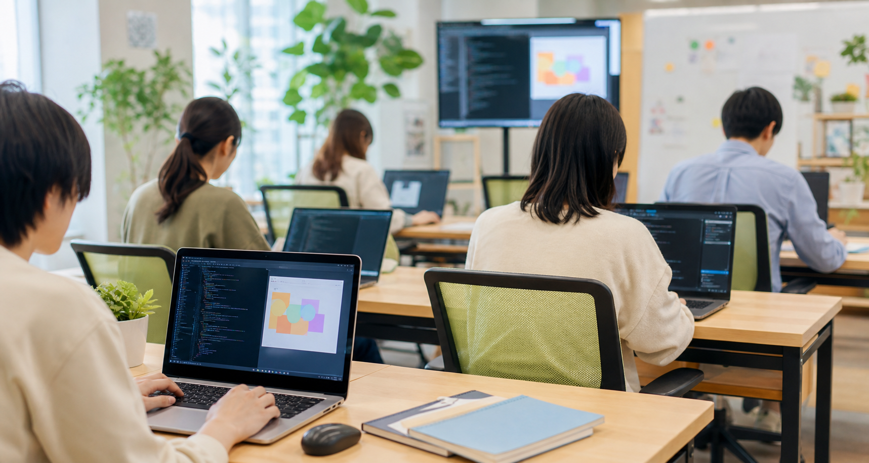 IT学習に取り組む教室の雰囲気